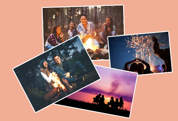 Photo prints with bonfire, fireworks and friends – Bonfire Night photo offer