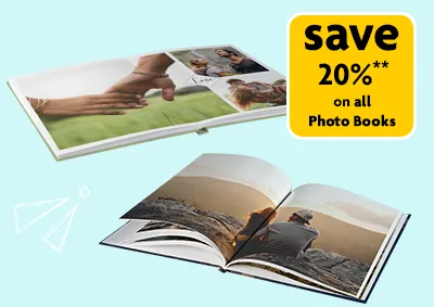 New Year photo book deal – 20% off personalised photo books