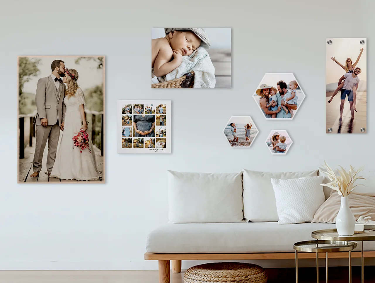 Shop photo wall art at Morrisons Photo – personalise your walls with style and memories Discover personalised photo wall art and custom wall decor – mix materials and formats easily