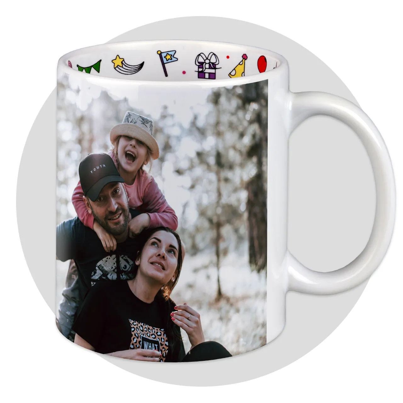 A happy birthday mug is the perfect gift for your loved ones. Customise your mug with your favourite photo and birthday wishes