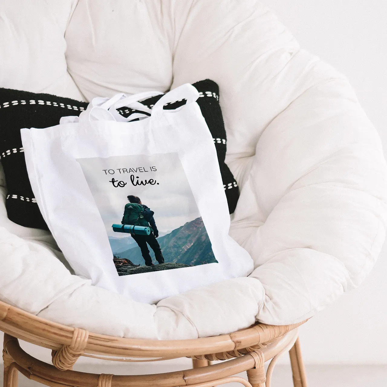 Custom tote bag with photo, handy and stylish Create unique personalised tote bags with just a few clicks at Morrisons Photo. Handy, stylish, and environmentally friendly.
