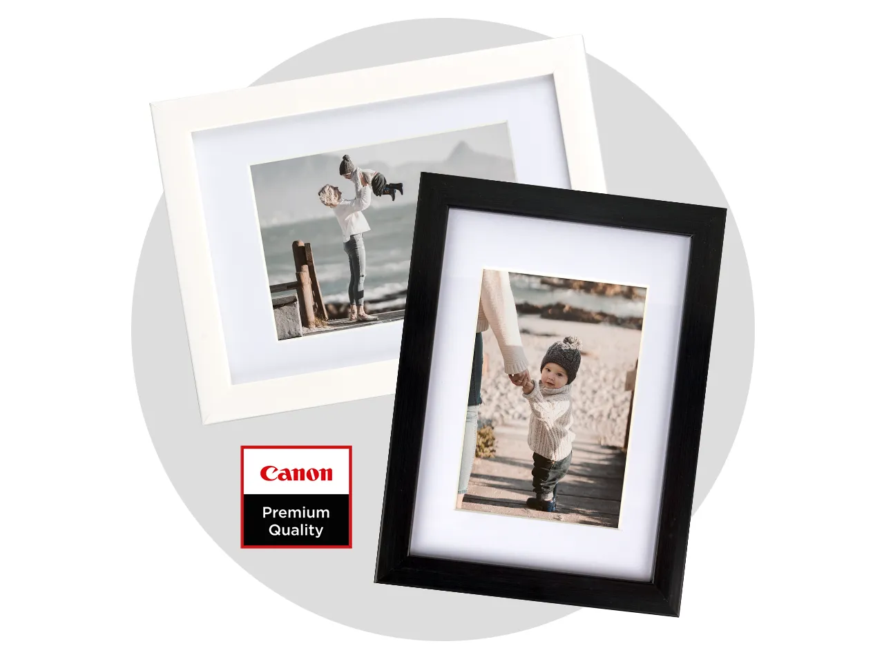 Order your photo with a matching frame – available in black or white for a clean, classic look.