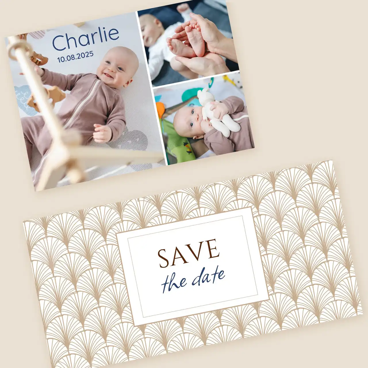 Customised photo cards, varios designs, two formats We offer designs for every occasion - you decide which one you like best! And you can also choose the size of your photo card: 6x4‘‘(15x10cm) or 8x4‘‘ (21x10cm).