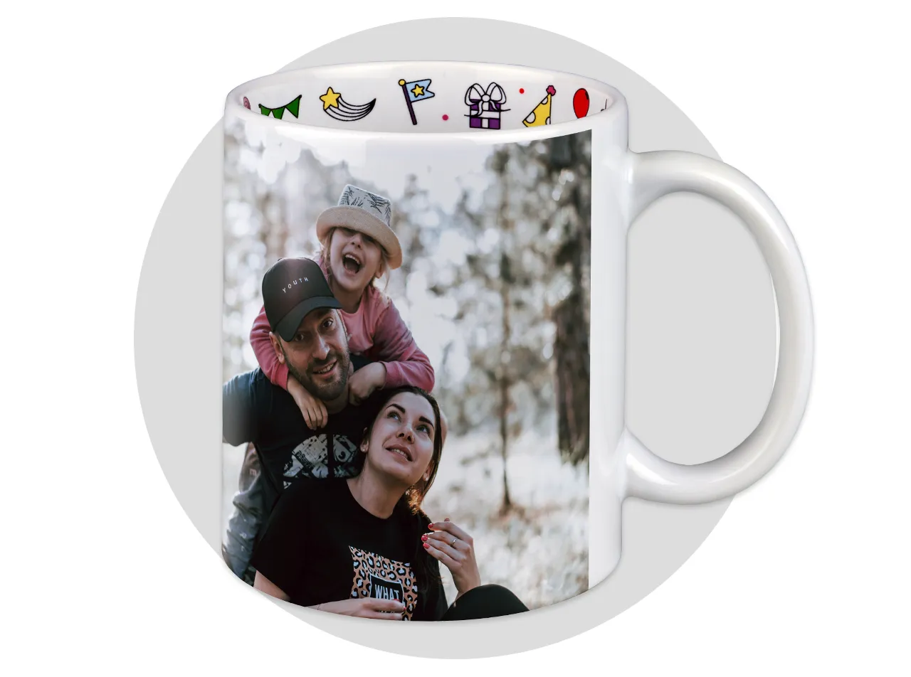 A happy birthday mug is the perfect gift for your loved ones. Customise your mug with your favourite photo and birthday wishes